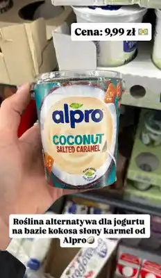 Biedronka Roślinny jogurt kokosowy, smak słonego karmelu oferta
