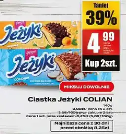 Supeco Ciastka Jeżyki Colian coconut oferta