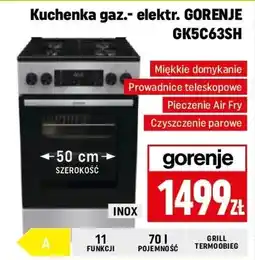 Neopunkt Kuchenka gazowo-elektryczna Gorenje oferta