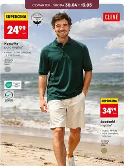 Biedronka Spodenki męskie Clevé oferta