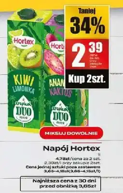 Supeco Napój Hortex Ananas Duo oferta