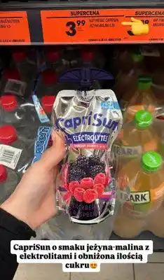 Biedronka Napój niegazowany jeżyna-malina z elektrolitami oferta