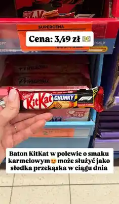 Biedronka Baton KitKat Chunky karmelowy oferta