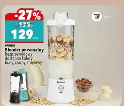 Biedronka Blender personalny bezprzewodowy Sponge biały oferta