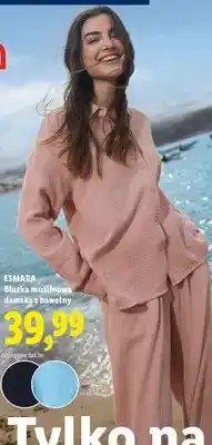 Lidl Bluzka muślinowa damska z bawełny oferta