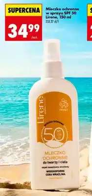 Biedronka Mleczko ochronne w sprayu SPF 50 oferta