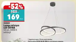 Biedronka Lampa wisząca LED ZEFIRA Goldlux 50cm 4000K antracyt oferta