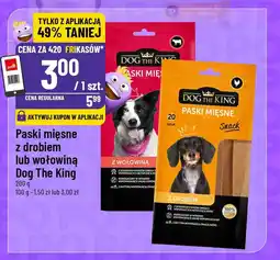 Polomarket Paski mięsne z drobiem lub wołowiną Dog The King oferta