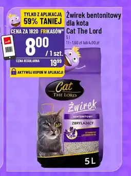 Polomarket Żwirek bentonitowy dla kota Cat The Lord oferta