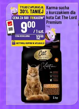 Polomarket Karma sucha z kurczakiem dla kota Cat The Lord oferta
