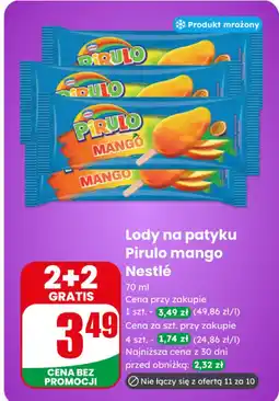 Dino Lody na patyku Pirulo mango Nestlé oferta