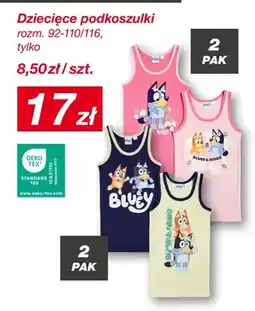 KiK Dziecięce podkoszulki Bluey rozm. 92-110/116 oferta