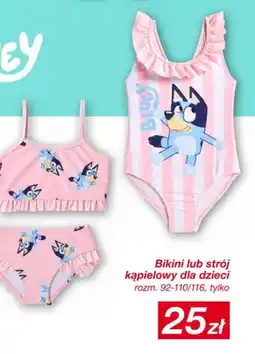 KiK Bikini Bluey dla dzieci rozm. 92-110/116 oferta