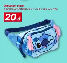 KiK Dziecięca nerka Disney Stitch z pluszowymi detalami ok. 11x5,5x26,5cm oferta