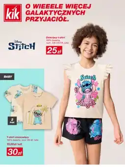 KiK Dziecięcy t-shirt Disney Stitch 100% bawełny rozm. 128-170/176 oferta