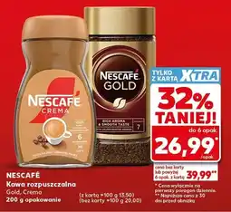Kaufland Kawa rozpuszczalna Nescafé Crema oferta