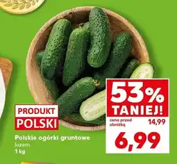 Kaufland Ogórki gruntowe polskie luzem oferta