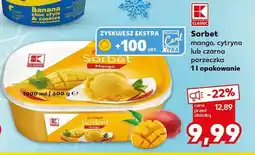 Kaufland Sorbet mango K Classic oferta