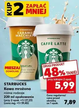 Kaufland Kawa mrożona Starbucks Caffè Latte oferta