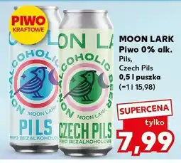 Kaufland Piwo Moon Lark 0% alk. Czech Pils oferta