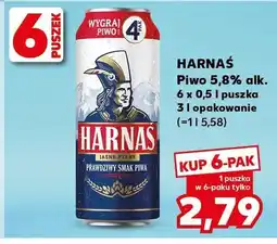 Kaufland Piwo Harnaś 5,8% alk oferta
