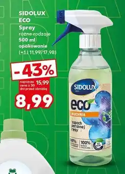 Kaufland Spray Sidolux Eco różne rodzaje oferta