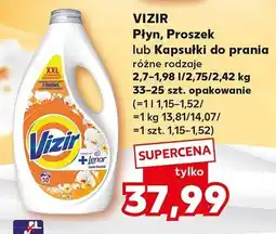 Kaufland Vizir Kapsułki do prania różne rodzaje oferta
