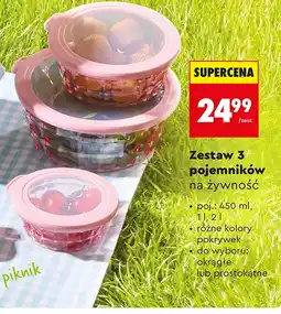 Biedronka Zestaw pojemników oferta