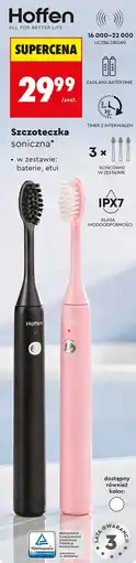 Biedronka Szczoteczka soniczna Hoffen oferta