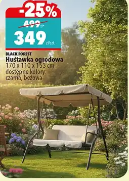 Biedronka Huśtawka ogrodowa Black forest oferta