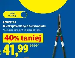 Lidl Teleskopowe nożyce do żywopłotu oferta