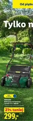 Lidl Elektryczny wertykulator / aerator 2 w 1,1800W oferta