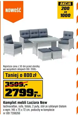 OBI Meble ogrodowe oferta