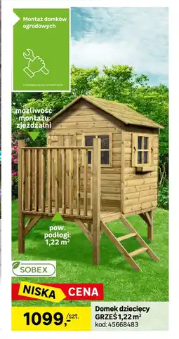 Leroy Merlin Domek ogrodowy Sobex oferta