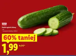 Lidl Ogórek zielony polski oferta