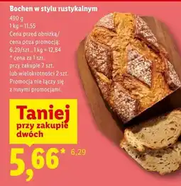Lidl Bochen w stylu rustykalnym Piekarnia Lidla oferta
