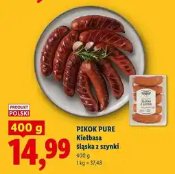 Lidl Kiełbasa śląska z szynki Pikok Pure oferta