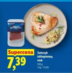 Lidl Tuńczyk żółtopłetwy stek Seamor oferta