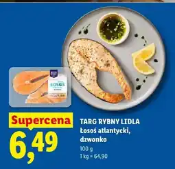 Lidl Łosoś atlantycki dzwonko Targ Rybny Lidla oferta