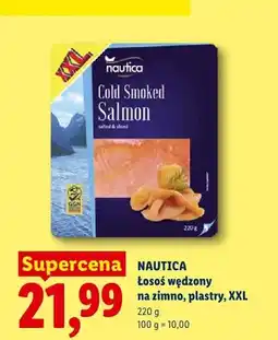 Lidl Łosoś wędzony na zimno plastry XXL Nautica oferta