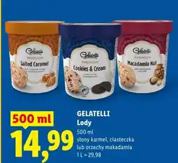 Lidl Lody Gelatelli Premium orzechy makadamia oferta