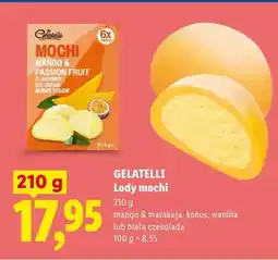 Lidl Lody mochi Gelatelli wanilia oferta