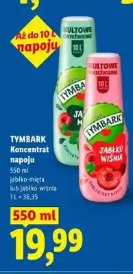 Lidl Koncentrat napoju Tymbark jabłko-mięta oferta