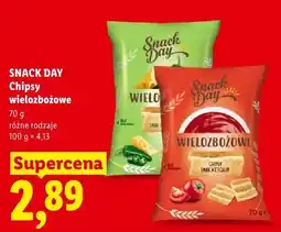 Lidl Chipsy wielozbożowe, różne rodzaje oferta
