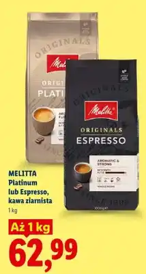 Lidl Kawa ziarnista Platinum Melitta oferta