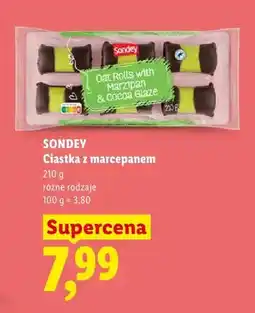 Lidl Ciastka z marcepanem Sondey oferta