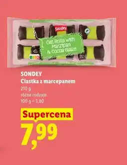 Lidl Ciastka z marcepanem, różne rodzaje oferta