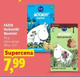 Lidl Herbatniki Muminki Fazer oferta