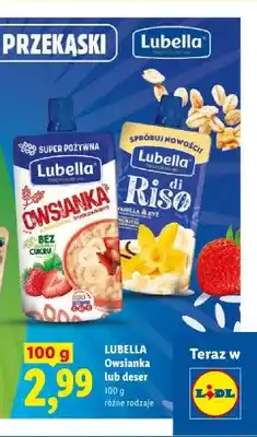 Lidl Deser, różne rodzaje oferta