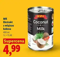 Lidl Ekstrakt z miąższu kokosa MK Coconut Milk oferta